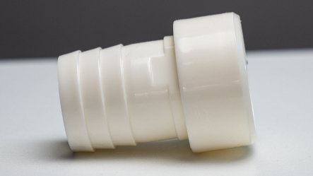 ABS hose nozzle with adhesive spigot